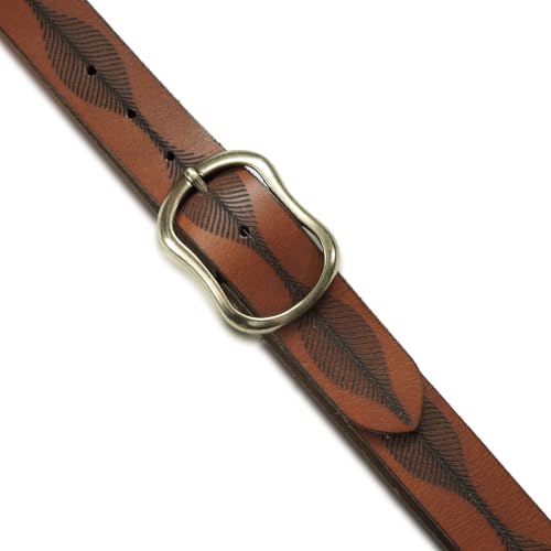 Image of Lucky Brand Women's Fashion Leather Belt | Stylish | Trend | Classic | Modern | Jean | Pant | Skirt | Dress