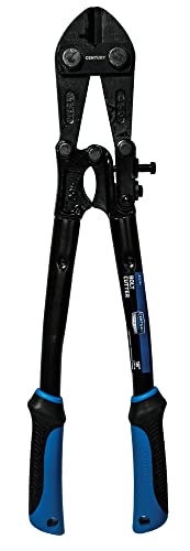 Image of Century Drill & Tool 72741 Bolt Cutters, 18 inch | Cuts bolts chains padlocks and wire mesh, Steel handles with comfort grips