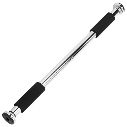 OcioDual Barra Dominadas con Tornillos Incluidos, Soporta hasta 100kg, Gym, Ejercicio en Casa, Barra Dominadas Pared Plata, Calistenia, Deporte, Gimnasio en Casa, Montaje en Puertas y Pasillos