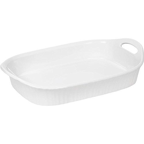 Casserole Dish, Oblong, French White III, 3-Qt.