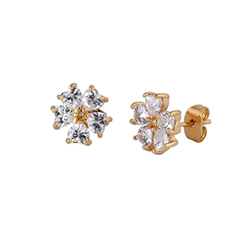Boucles d'oreilles étalon 9K l'excellence de l'or précieux et durable
