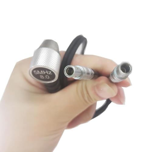 Transductor de reemplazo para medidores ultrasónicos de espesor TM-8812C, sonda estándar de 5 MHz y diámetro Φ8 mm miniatura 1
