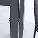 HOMCOM Mesa de Comedor de Cristal Mesa de Cocina Salón Cuadrada para...