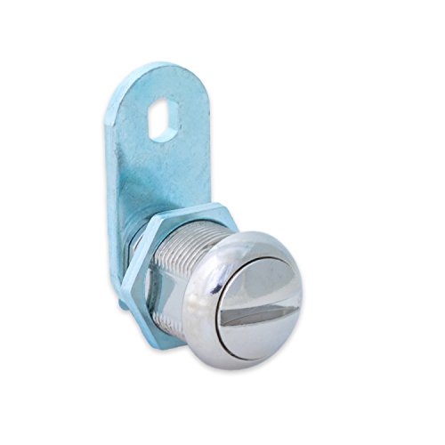Fjm Security Products Fjm Security Fjm-85Nk Coin Turn Cam Lock With 5/8" Cylinder And Chrome Finish #TOP1