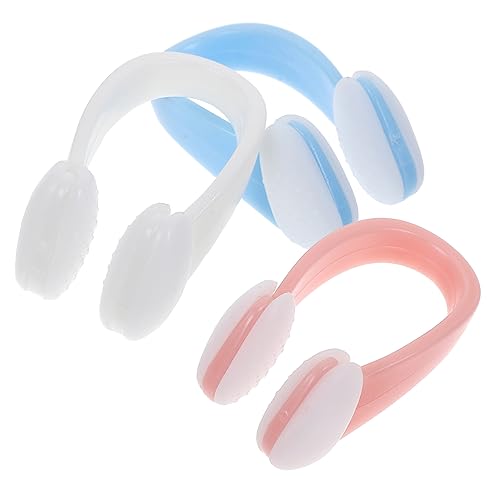 BIUDECO 3 Pack Swimming Nose Plugs for Adults Swim Nose Plugs for Boys and Girls Anti- Nose Clips Comfortable Design Non-Slip