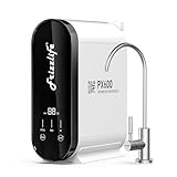 Débit d'eau élevé de 600 GPD : le filtre à eau osmose PX600 peut produire 600 gallons d'eau RO par jour. Le débit d'eau rapide et stable remplit une tasse de 330 ml en environ 10 secondes. La grande capacité répond aux besoins quotidiens en eau d'une grande famille. Obtenez en un tour de main une tasse d'eau potable fraîche à osmose inverse