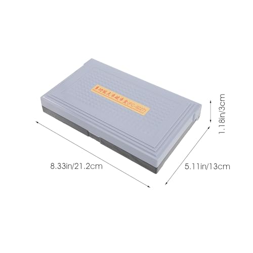 Caja resistente para monedas con tapa y compartimentos, plástico gris miniatura 2