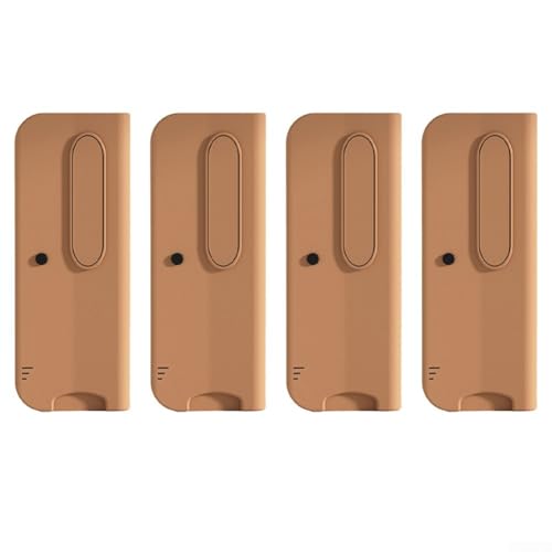 4-teiliges Silikon-Kissenschutz-Set, Möbelkantenschutz mit starkem Klebedesign, Tisch-Schreibtisch-Eckenschutz, Sicherheitsausrüstung (braun)