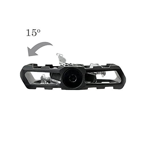 Venzo Click'r Compatible With Shimano Spd Mountain Bike Sealed Pedals With Cleats - Dual Platform Clipless Pedals For Mountain Bike - Easy Clip In & Out #TOP3