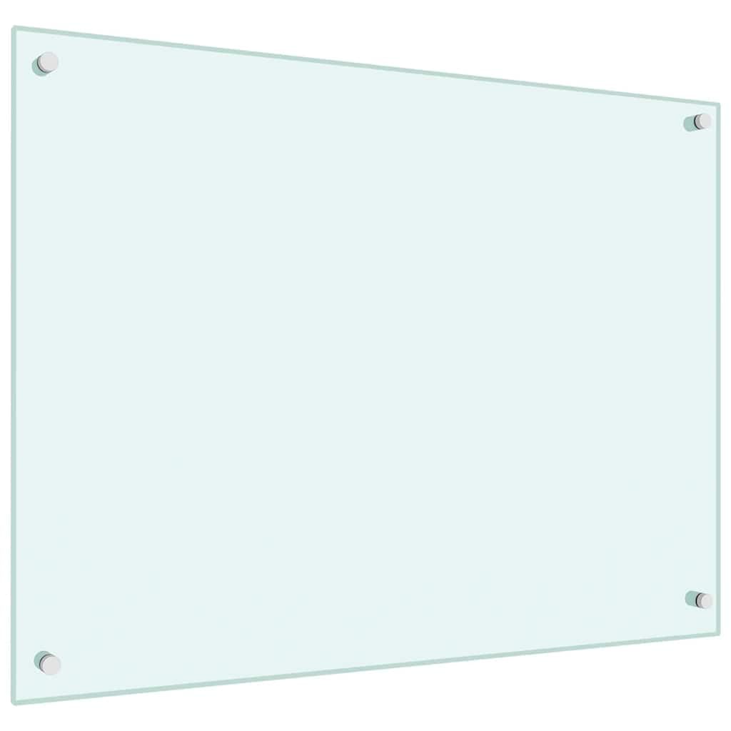 Küchenrückwände 2 STK. Weiß 80x60 cm Hartglas,Heim & Garten,Küche & Esszimmer,Küchenhelfer & -utensilien,Weiß,16.28 kg-3315788