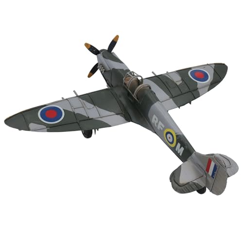 Réplica de metal histórico avión de combate miniatura coleccionismo retro clásico militar 6