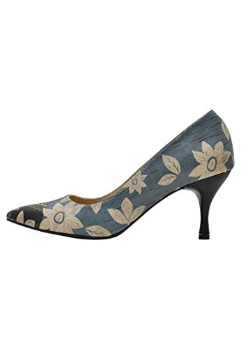 DOGO Personalize Your Life Women Fashion - Dogoletto Printed Heels - Vegan, Environmentally Friendly, Handmade - Breathable Design3