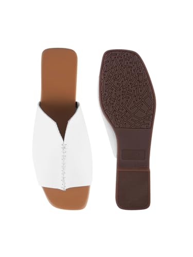 Image of TRYME Stylish Comfortable Sole Ravishing Women Flat Sandals For Women & Girls