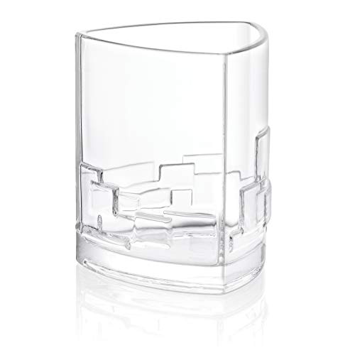 image for JoyJolt Revere Drinking Glasses, Old Fashioned Glasses 13-Ounce, Ultra