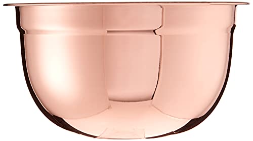 Tazón para mezclar de acero inoxidable con baño de cobre 3 qt miniatura 2