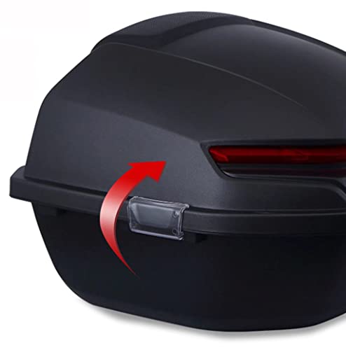 Coffre de moto top case de rangement bagages avec clés - 6