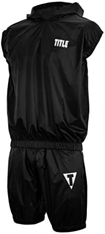 TITLE Pro Set Vulcanized Rubber Sauna Suit With Hood, X-Large