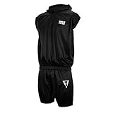 Title Pro Set Vulcanized Rubber Sauna Suit with Hood, XX-Large