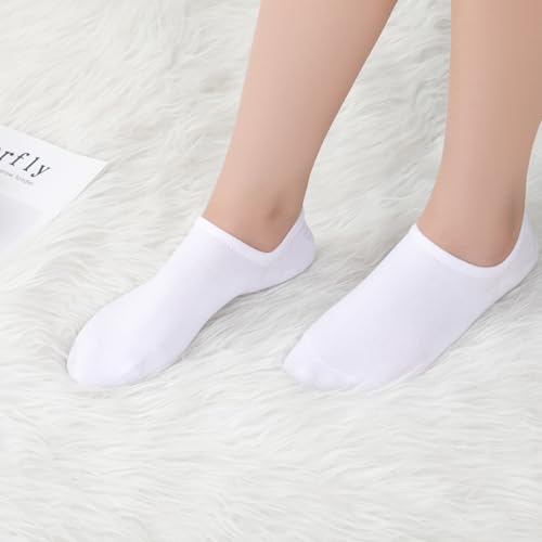 GUUNIEE No Show Socks Womens 4 or 6 Pairs Black Invisible Liner Non Slip Low Cut Socks Thin Short Ladies2