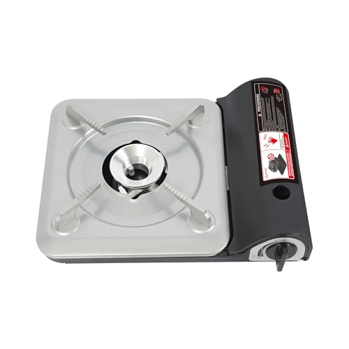 Campingazs Gasgrill, Gasherd für Innenräume, Gasherd, tragbarer Grill, Camping, Gasküche, Butan-Grill, Taschengrill, Größe 42x26x11cm Für Innenräume Gaskocher (A6)