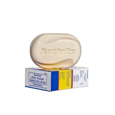 Katialis SOAP - Sulphur, Zinc Oxide, Salicylic Acid - Natural Relief for Skin Issues - 90g x 2