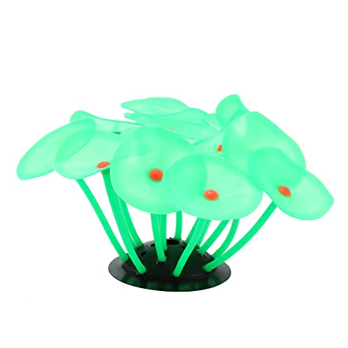 VOCOSTE Aquarium Simulation Coral Aquatic Plant, Fish Tank Decoration, Green