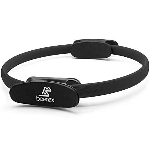 Beenax Pilates Ring - Double Handle Exercise Circle Fitness Magic Circle - Perfect for Yoga Core Training Physical Therapy and Toning Thighs Abs and Legs (Strong & Resistant) - 12 / 30cm