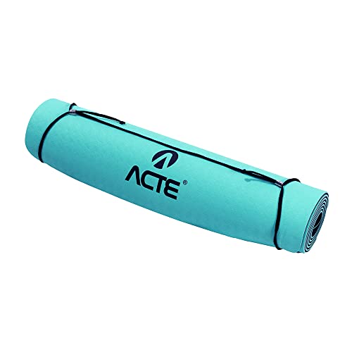 Acte T137 Yoga Mat Mastar Em Eva, Adulto Unissex, , Verde e Preto