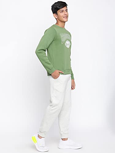 Image of Li'l Tomatoes Boys Fleece Winter Tracksuit Set | Full Sleeve Sweatshirt & Track Pant | Soft & Warm | 7-16 Years