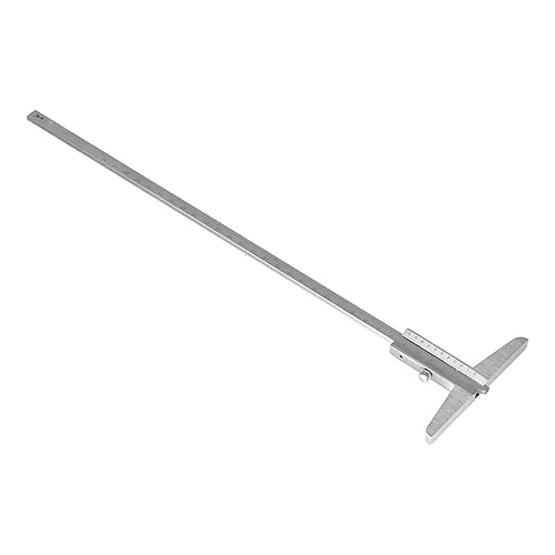 Pied à Coulisse de Profondeur Jauge de Métal 0.02mm Micromètre de Haute Précision Pied à Coulisse Outil de Mesure Pied à Coulisse de Profondeur (0-300)