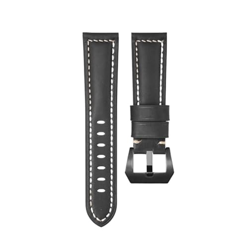 [ł] hU[EHb`oh Y fB[X 20 22 24 26mm NCW[z[X hEHb`Xgbv xg(Black-black buckle,24mm)