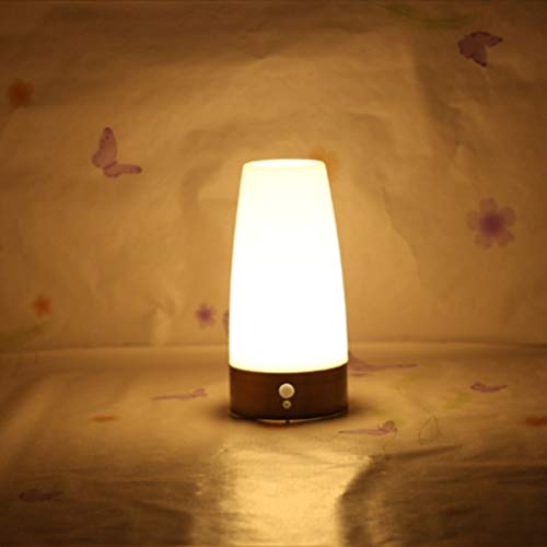 Lámpara de mesa LED con sensor de movimiento portátil para niños miniatura 5