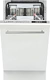 einbau geschirrspüler 45 cm vollintegrierbar bosch Energieeffizienzklasse A++ Sharp QW-S41I472X-DE / Geschirrspüler vollintegriert 45 cm / A++ / 10 Maßgedecke / 8 Programme / Startzeitvorwahl / 9 L Wasserverbrauch / Besteckschublade / AquaStop / Edelstahl