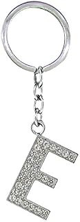 BB Accessories Diamante Alphabet Letter Keyring - E