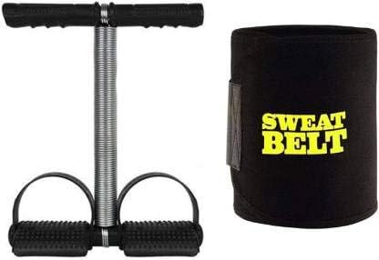 RPC99 "Solid Single Tummy Trimmer and Sweat Belt Black-image-13