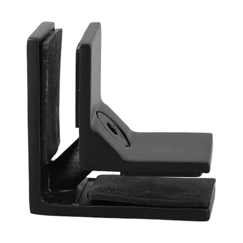 Soporte de acero inoxidable negro para barandillas de vidrio arquitectónico