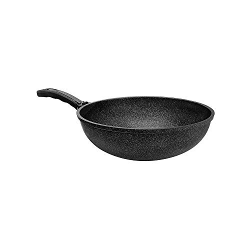 Wok antiadherente mármol 11'' para cocina