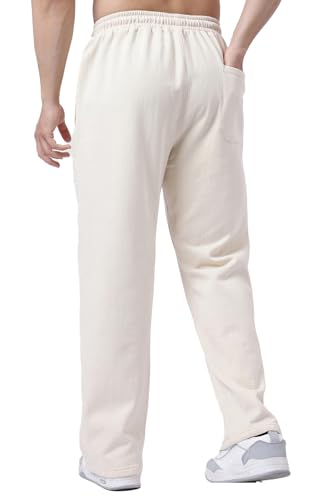 Image of FUAARK Men's Premium Polycotton Relaxed Loose Fit Sports Gym Stylish Track Pant Trouser for Men