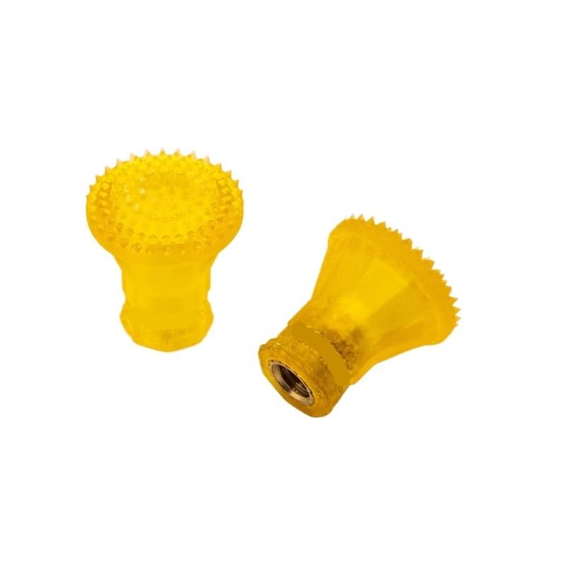Compatibile con RadioMaster TX16S Boxer Cappucci Estremità Levetta Joystick | adatto telecomando M9 X12S,aggiornamento leva gimbal fpv,copertura resistente usura(M4 yellow)
