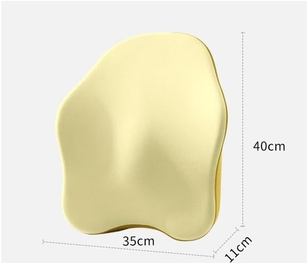 VIDI Office Lumbar Pillow Breathable Soft Polyester Support Cushion Backrest for Prolonged Sitting(Style 2)