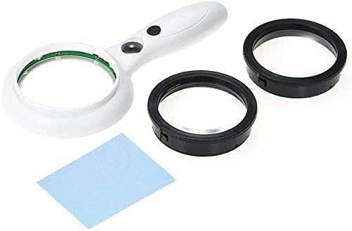 Loupe Loupe LED éclairée Mains Libres loupe portative éclairée pour Livres Loisirs et Artisanat Mariage