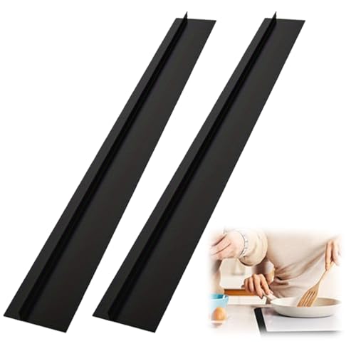 Paquete de 2 cubiertas de silicona para juntas de cocina de gas, encimeras y encimeras. Tapa de...