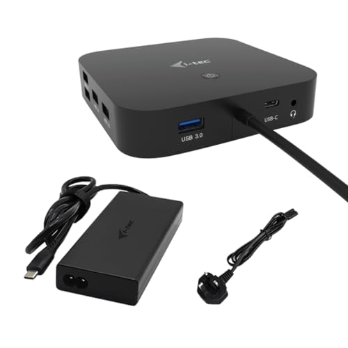 C31TRI4KDPDPRO100UK I-TEC USB-C HDMI+2X DP Charger I-TEC Dock PD 100WCHARGER 112W