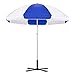 HXXXIN Couverture De Parasol, Couverture De Parapluie en Porte-À-Faux De Patio Imperméable Et Anti-Poussière 210D avec Fermeture À Glissière pour Parapluies D'extérieur De 9 Pieds À 13 Pieds,Blanc