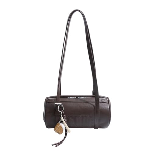 Sac à bandoulière cylindrique pour femme mode d'hiver avec organiseur de sac