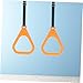 Happyyami 2pcs Triangle Training Rings Gymnastics Rings Pull up Bar Exercise for Home Fitness Gym