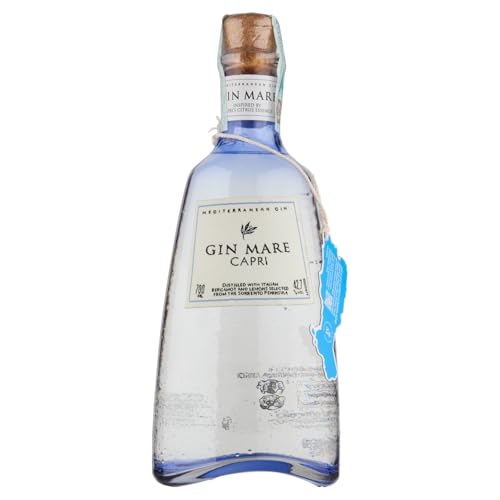 Gin Mare Capri 70cl - Premium Mediterranean Gin con botaniche naturali, limone, bergamotto. Edizione...