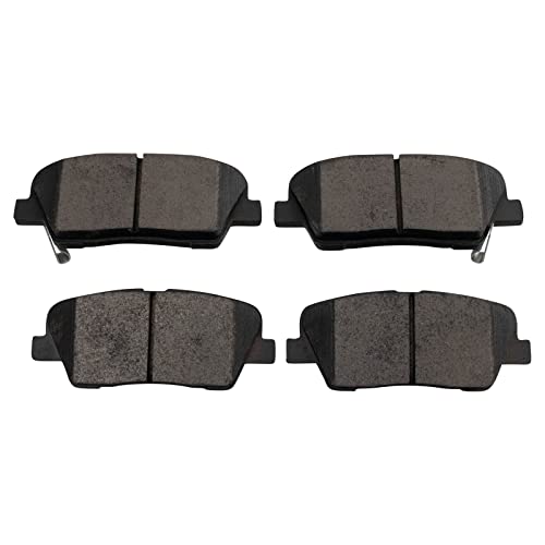 Image of TRQ Rear Brake Pad and Rotor Set Ceramic G Coated Rotors Calipers