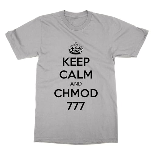 T-shirt geek CHMOD 777 vêtement humour Linux pour développeur et sysadmin