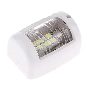 MERISHOPP RV Boat Marine Navigation White LED Light Bulb 12V and Waterproof White Housing Plastic+Metal Parts & Accessories | Boat Parts | Electrical & Lighting